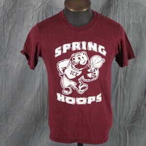 Local Basketball Shirt - Spring Hoops Bear Graphic - Men's Small